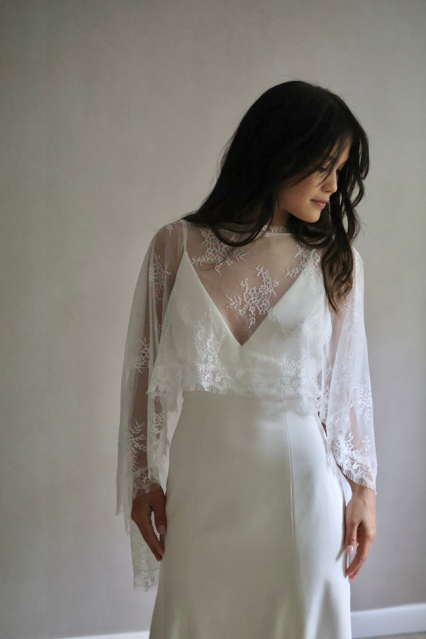 Full Lace Bridal Capelet