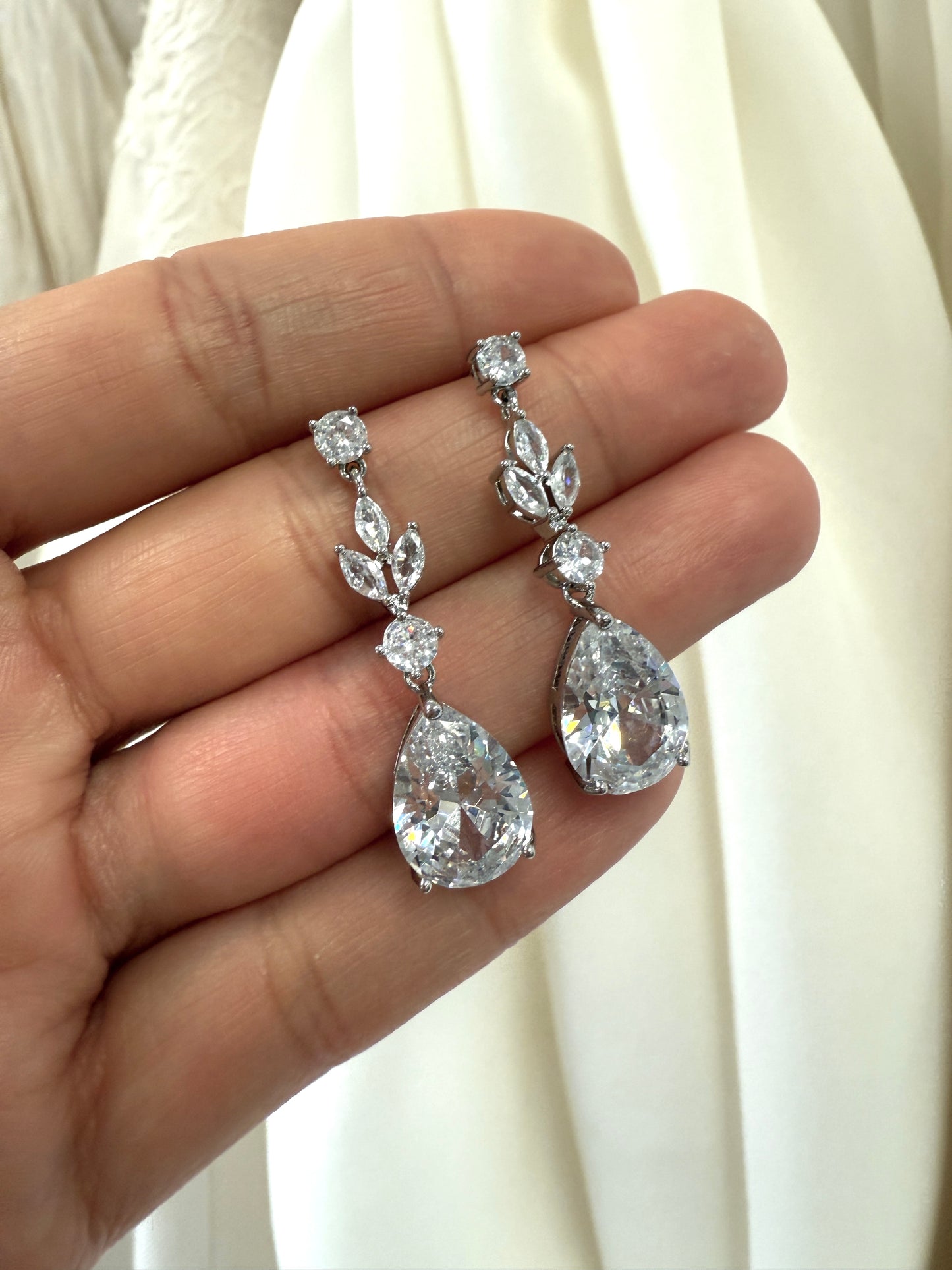 Stella Crystal Drop Earrings