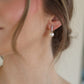 Miranda Pearl and Crystal Drop Earrings