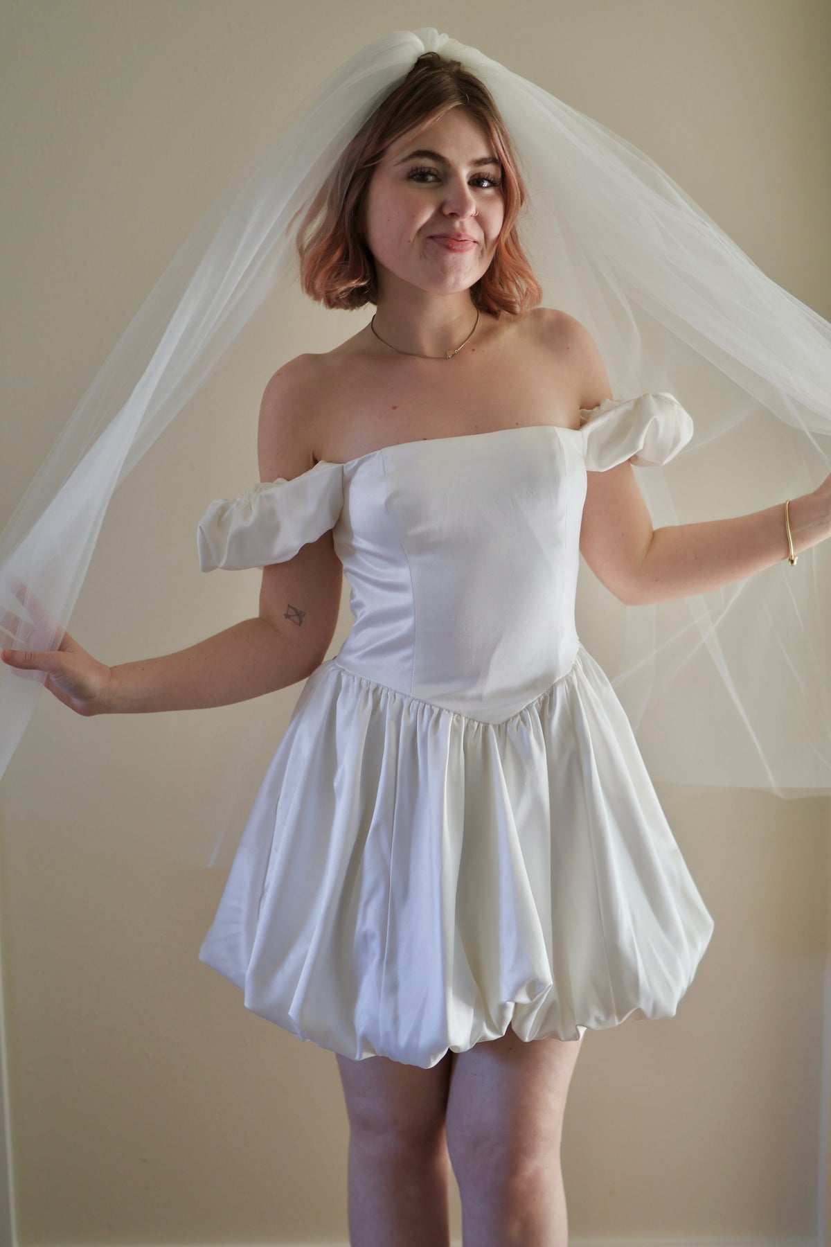 Double Layer Airy Tulle Veil with Extra Volume