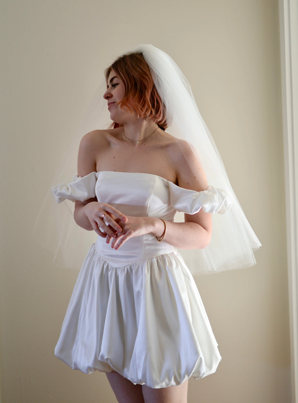 Double Layer Airy Tulle Veil with Extra Volume