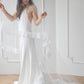 Ruffle Lace Drop Veil