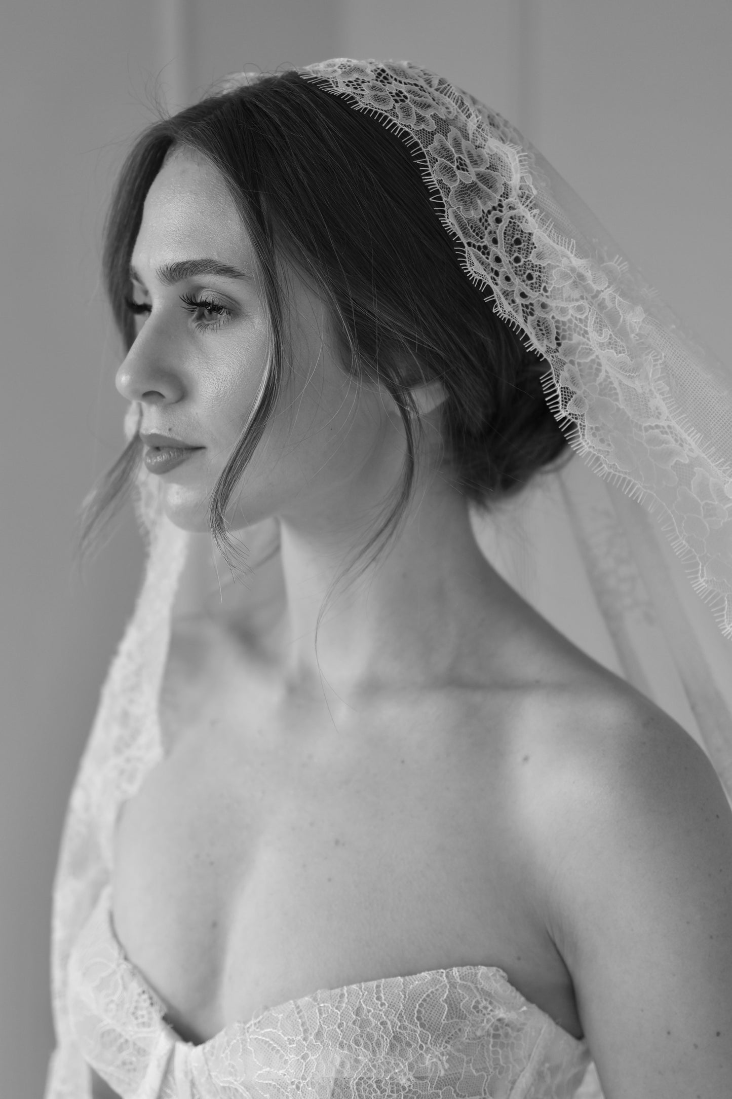 Full Lace Mantilla Veil