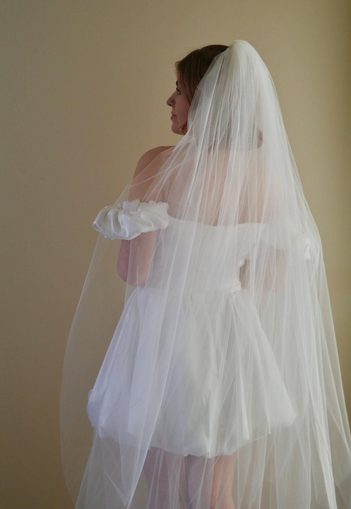 Double Layer Airy Tulle Veil with Extra Volume
