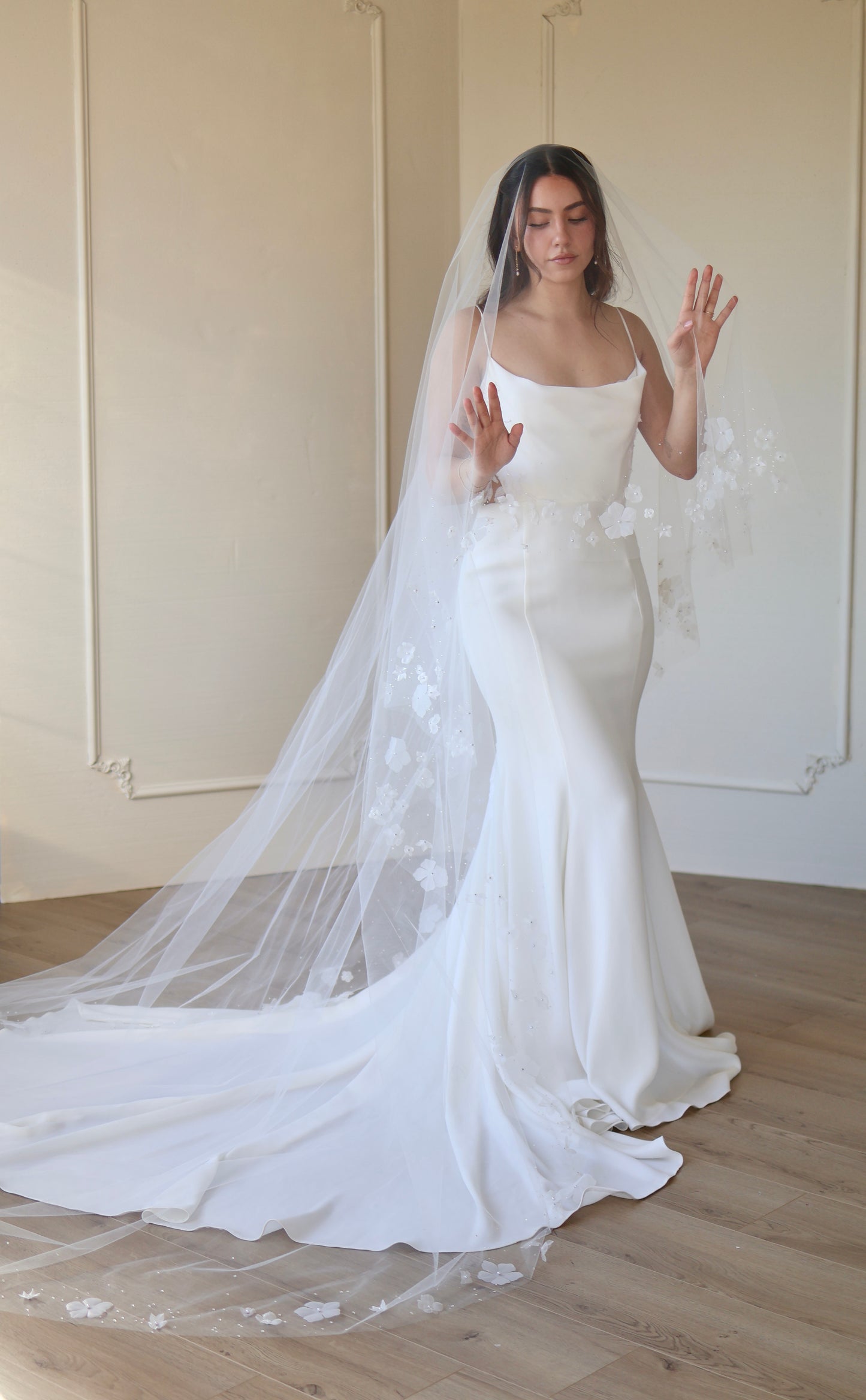 Dew Drop and Flower Edge Veil