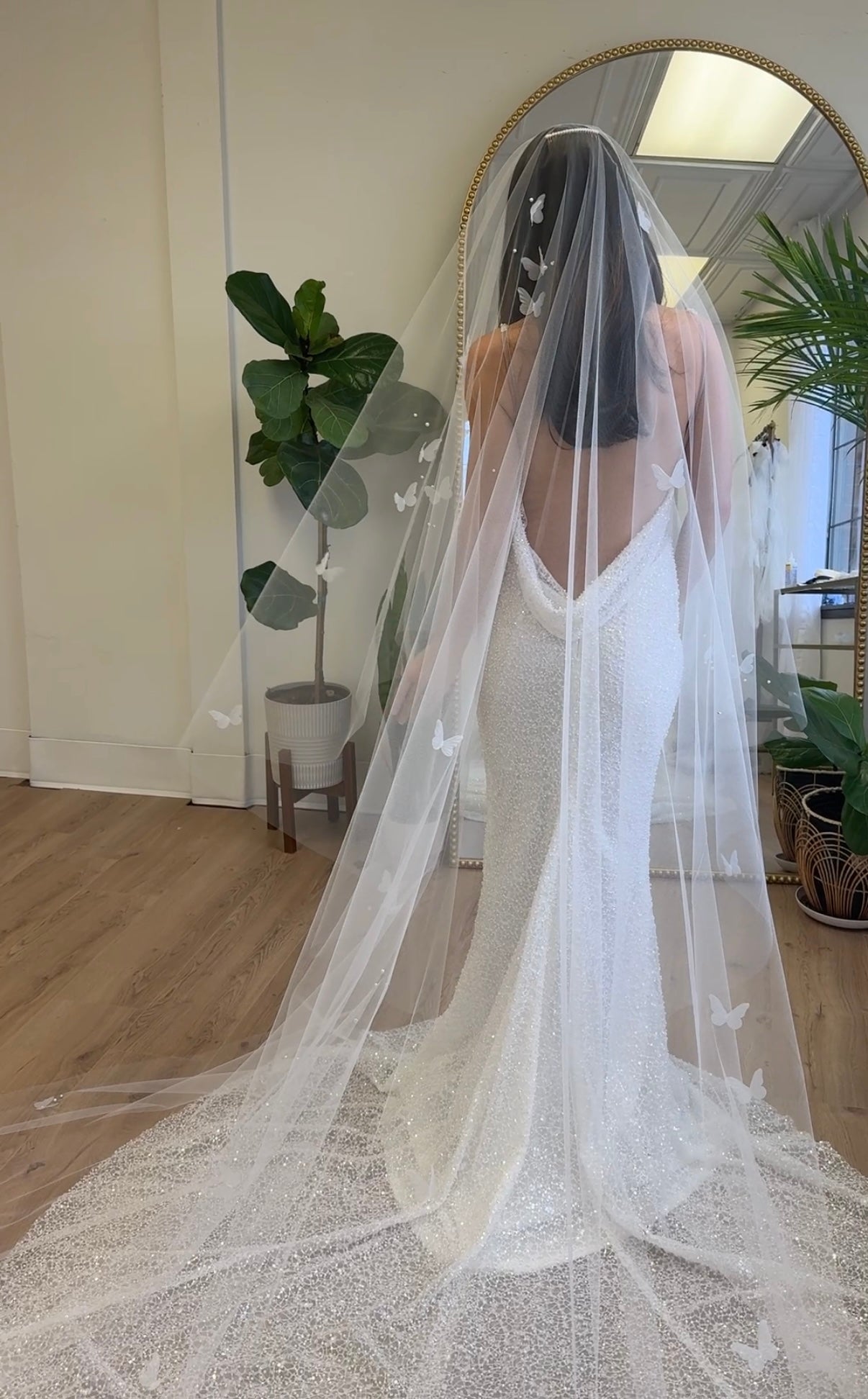 Butterfly Pearl Veil