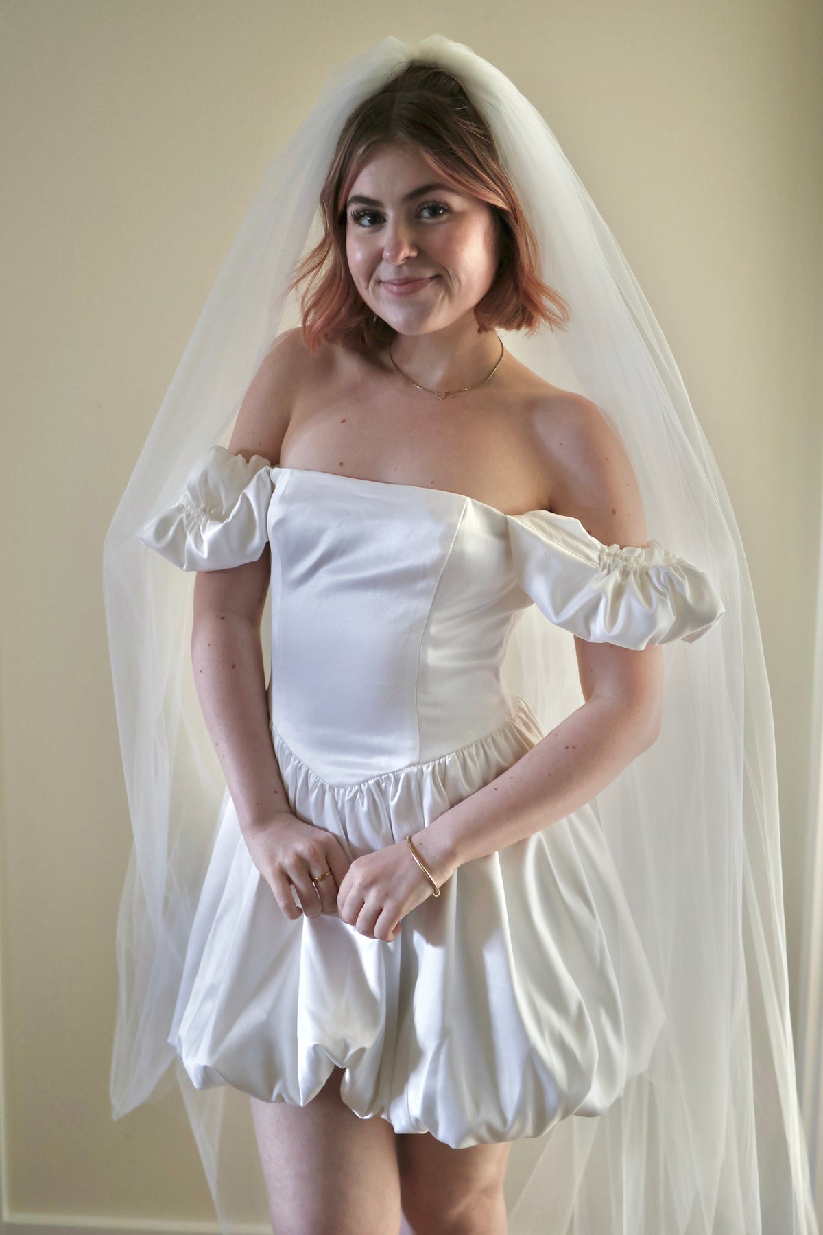 Double Layer Airy Tulle Veil with Extra Volume
