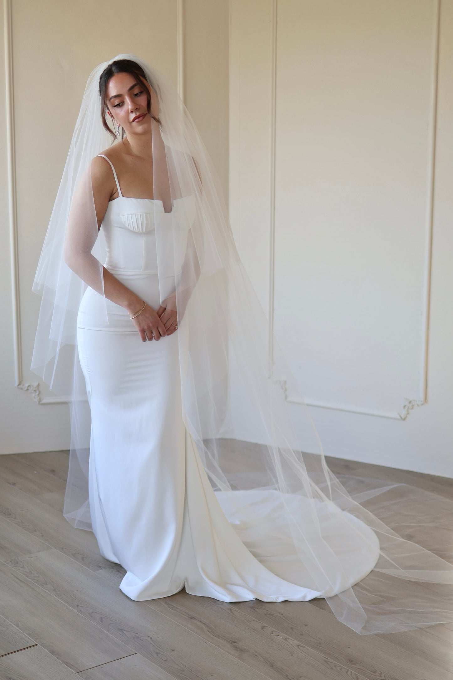 Selena Tulle Drop Veil