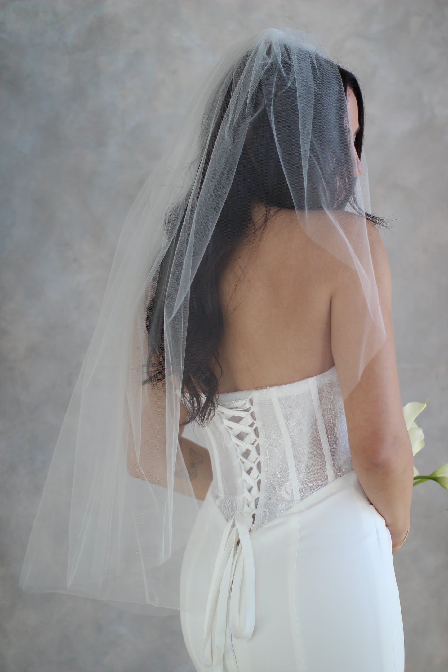 Airy Tulle Veil with Extra Volume