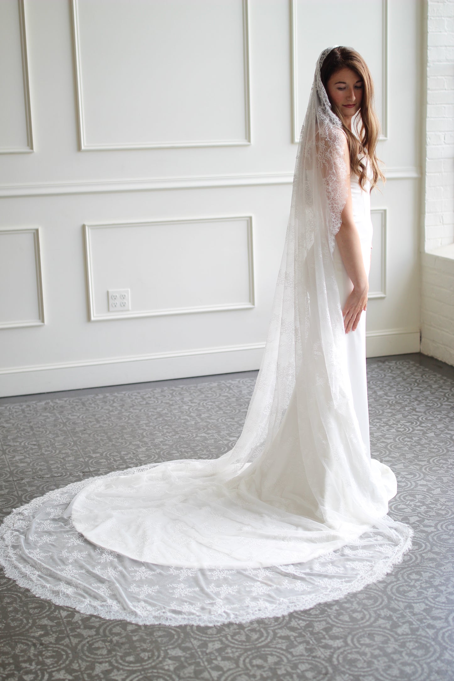 Full Lace Mantilla Veil