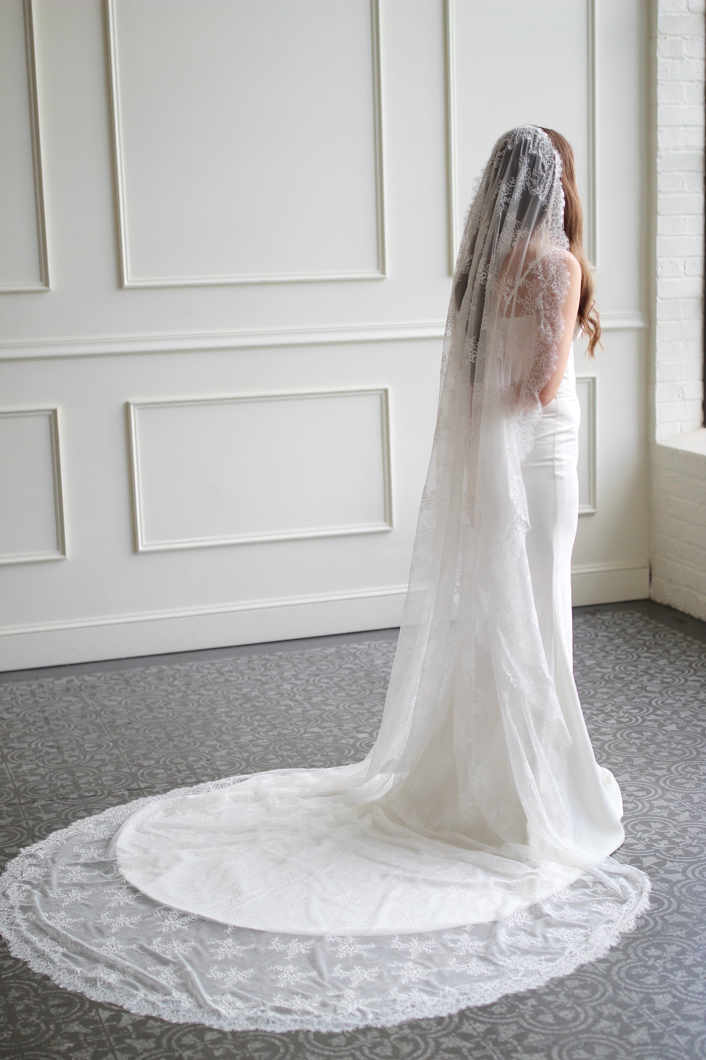 Full Lace Mantilla Veil