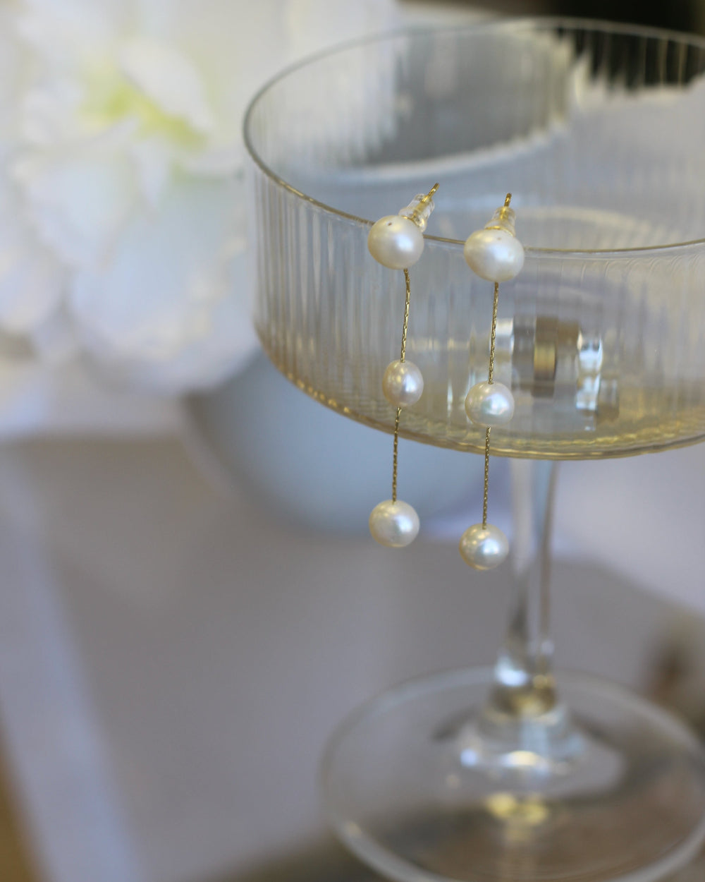 Samantha Pearl Drop Earrings