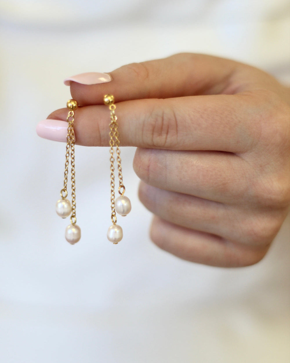 Charlotte Pearl Drop Earrings