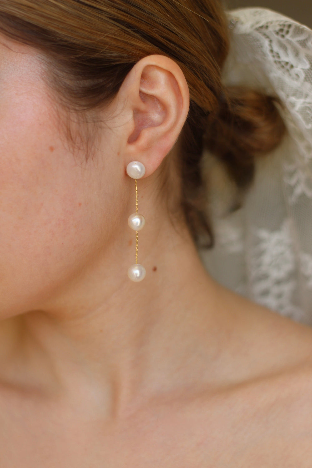 Samantha Pearl Drop Earrings