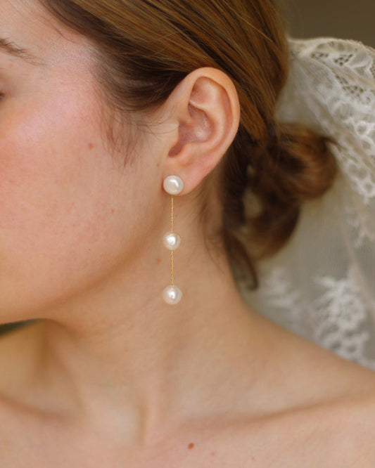 Samantha Pearl Drop Earrings