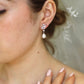 Carrie Pearl & Crystal Drop Earrings