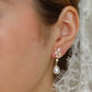 Carrie Pearl & Crystal Drop Earrings