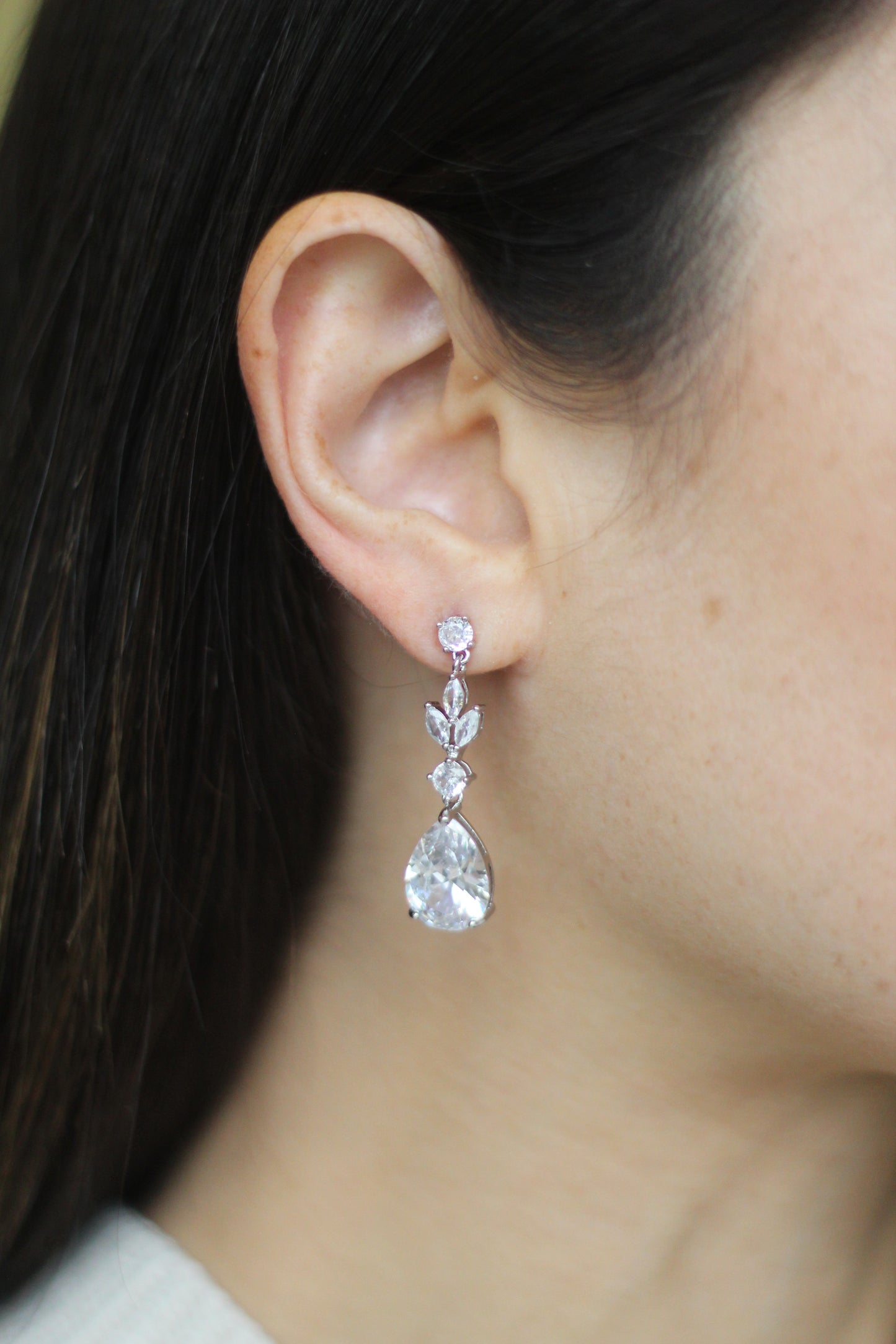 Stella Crystal Drop Earrings
