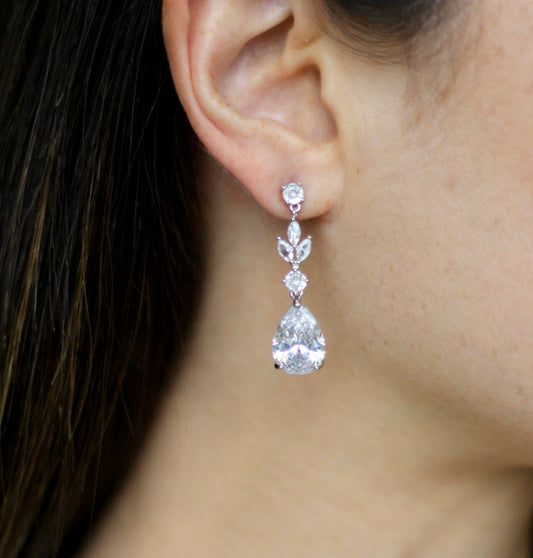 Stella Crystal Drop Earrings