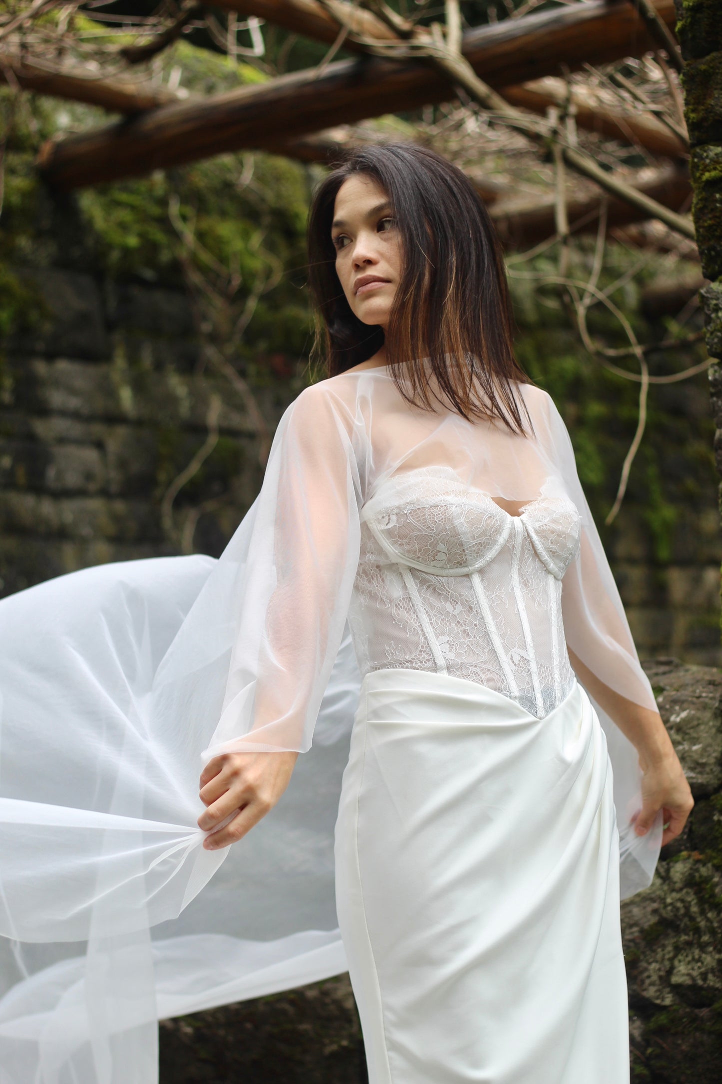 Soft Tulle Capelet