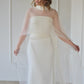 flowy bridal capelet, versatile bridal scarf