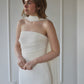 Bridal neck scarf, soft bridal accessory