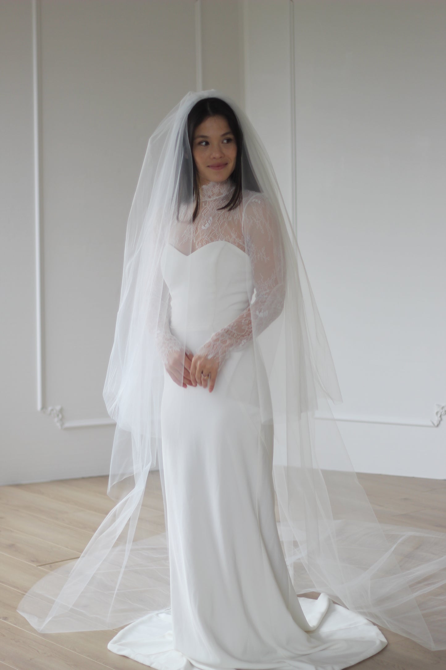 Selena Tulle Drop Veil