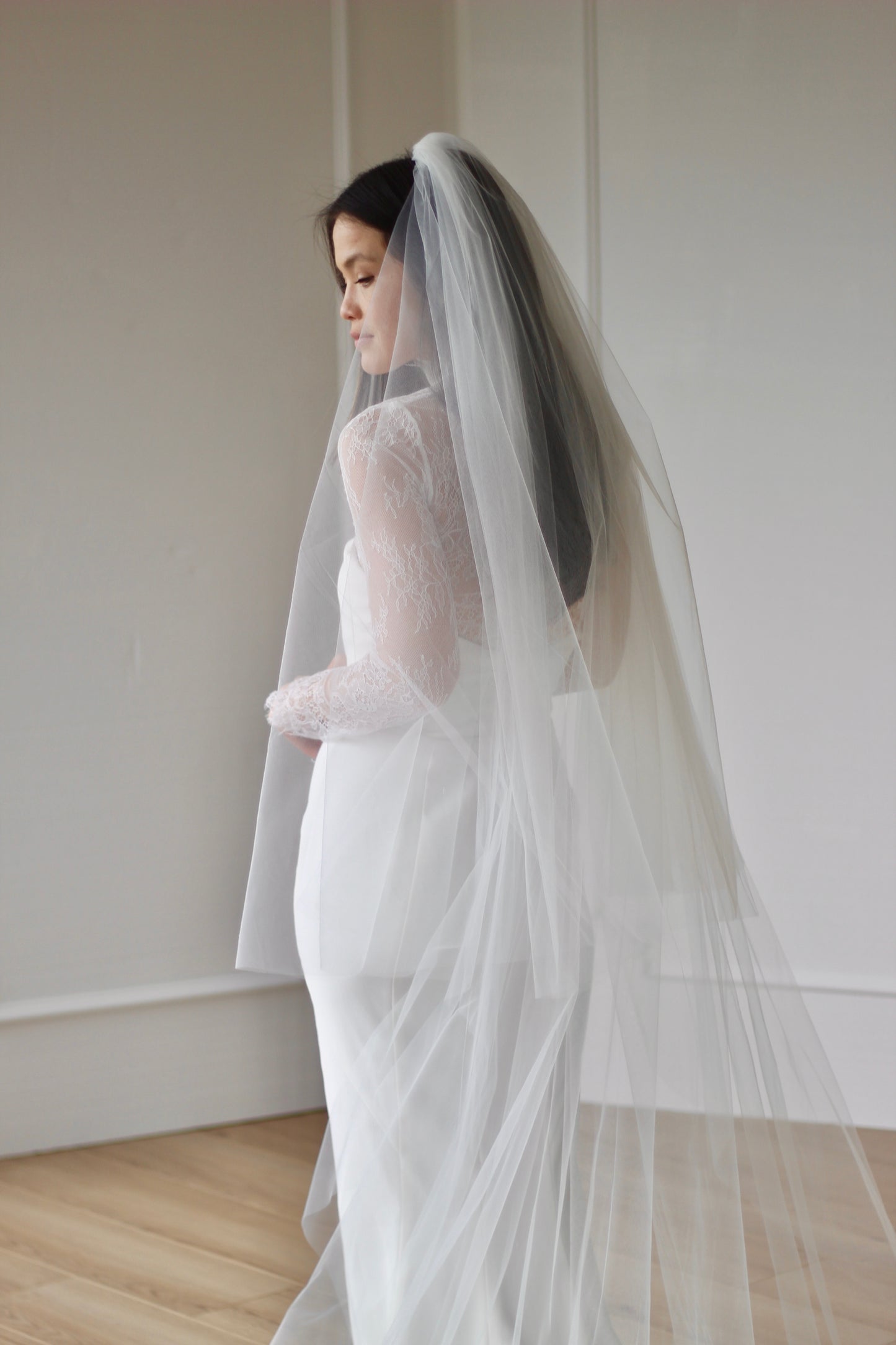 Selena Tulle Drop Veil