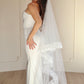 Ruffle Lace Drop Veil