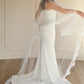 Ruffle Lace Drop Veil
