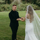 Scalloped Lace Mantilla Veil