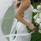 Scalloped Lace Mantilla Veil