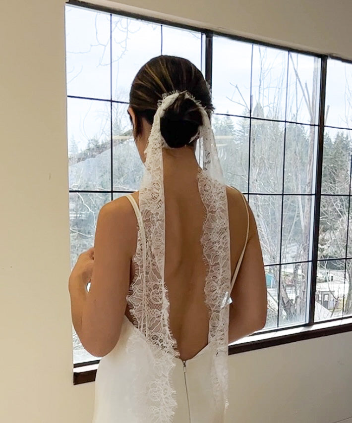 Lace Bridal Scarf