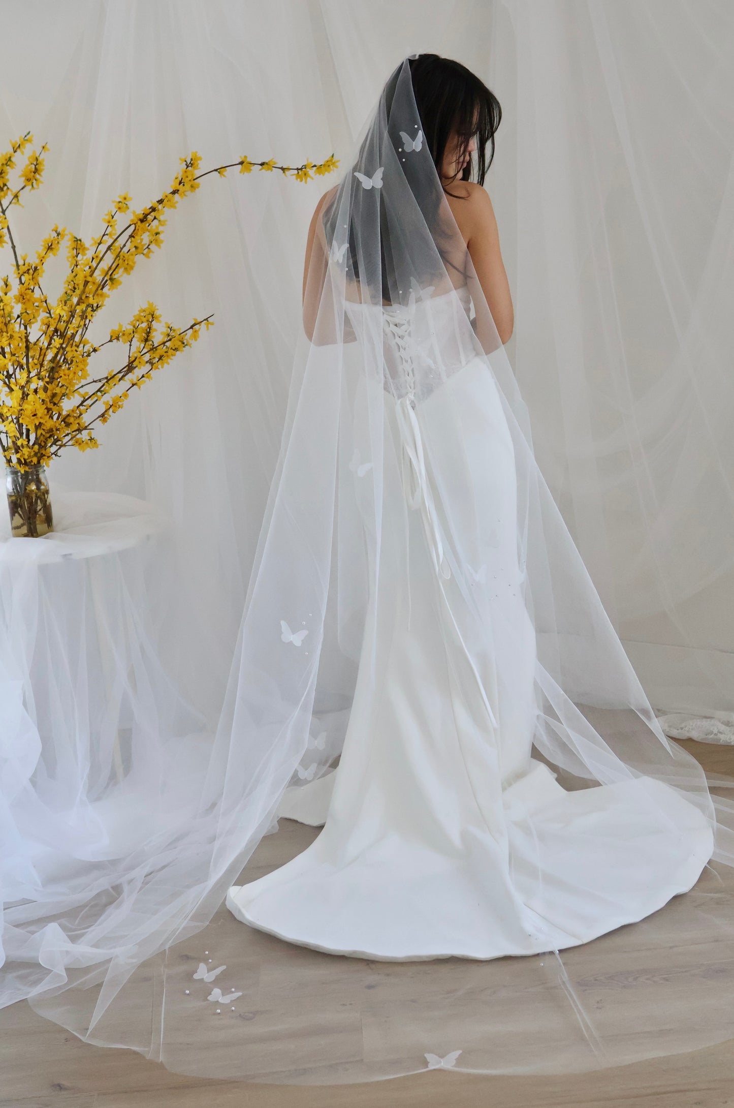 Butterfly Pearl Veil