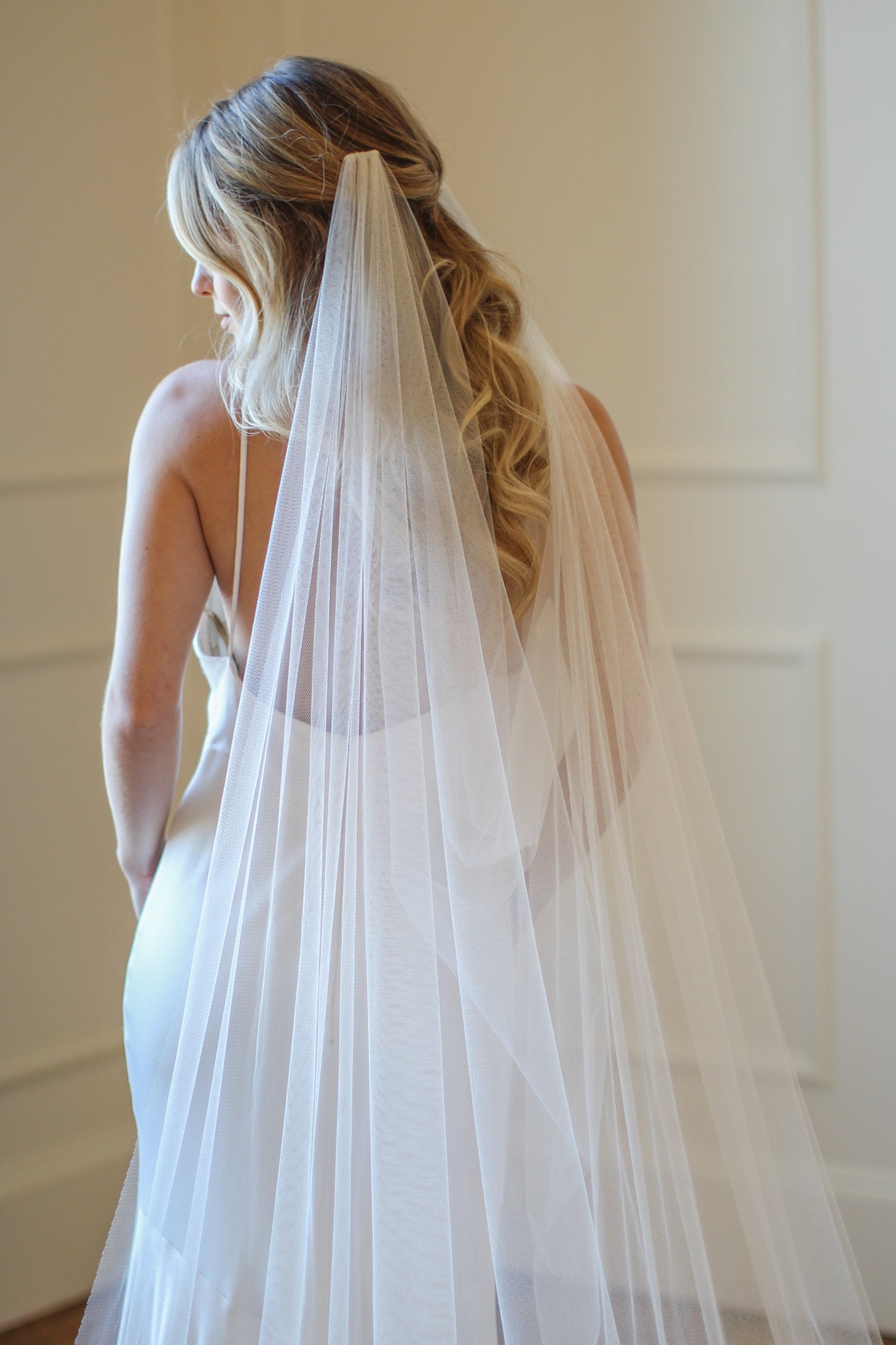English Net Draped Veil