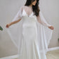Lace Trim Bridal Capelet