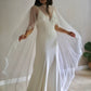 Lace Trim Bridal Capelet