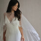 Lace Trim Bridal Capelet