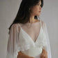 Lace Trim Bridal Capelet