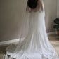 Lace Trim Bridal Capelet