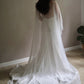 Lace Trim Bridal Capelet