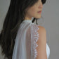 Lace Trim Bridal Capelet