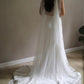 Lace Trim Bridal Capelet