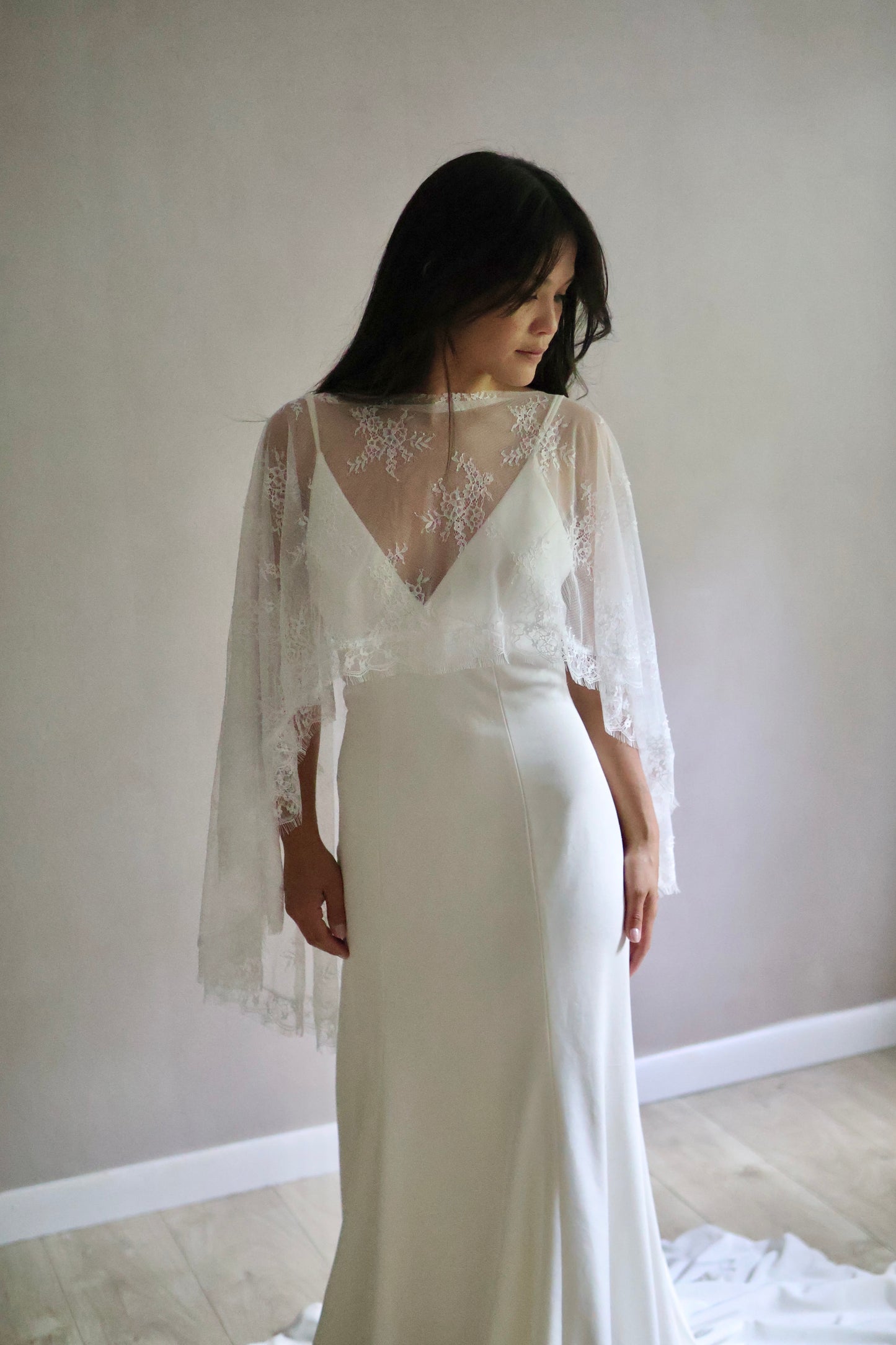 Full Lace Bridal Capelet