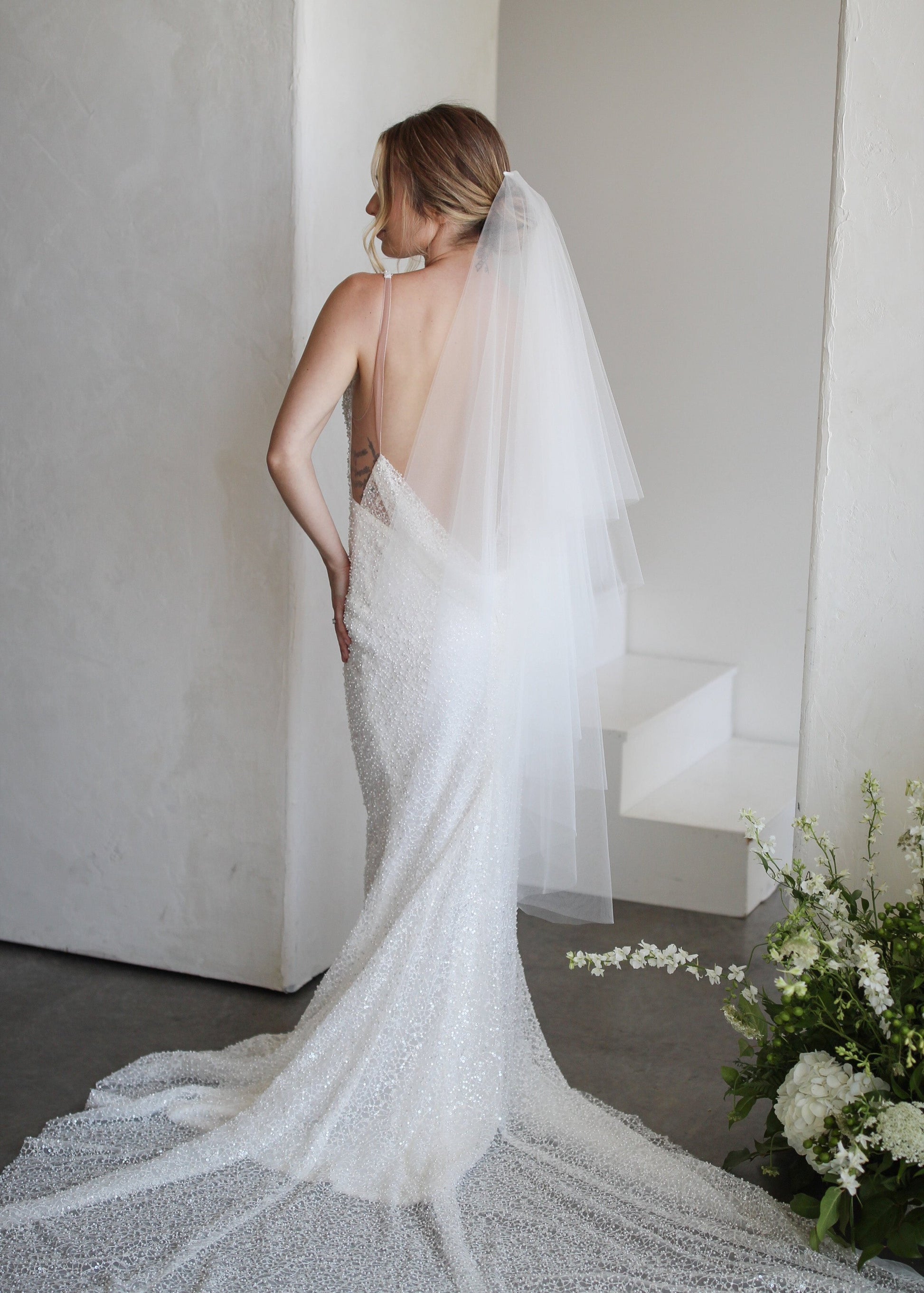 Luxurious Four Layer Tulle Veil Ivory/Nude Luxurious Four Layer Tulle Veil Ivory/Nude
