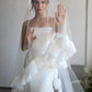 Ruffle Drop Veil