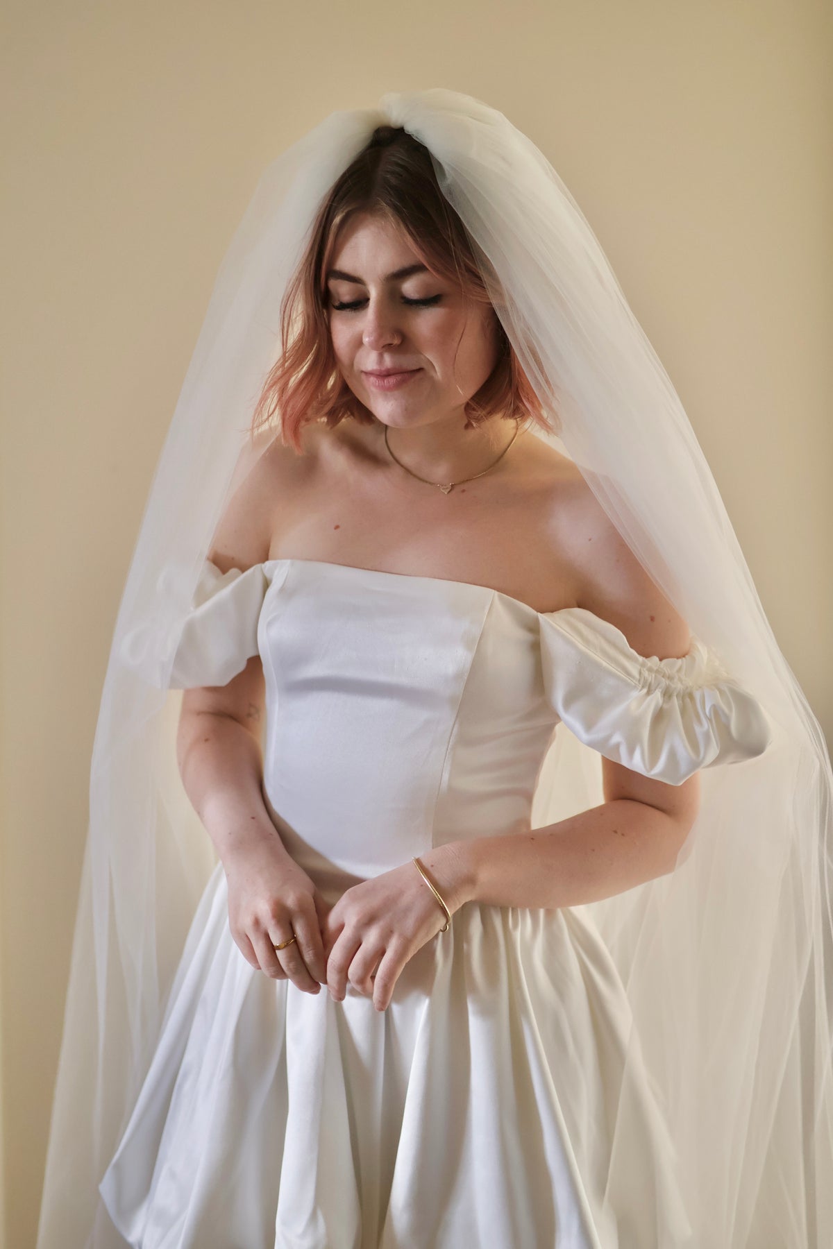 Double Layer Airy Tulle Veil with Extra Volume