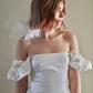 Floral Lace Applique Mini Veil