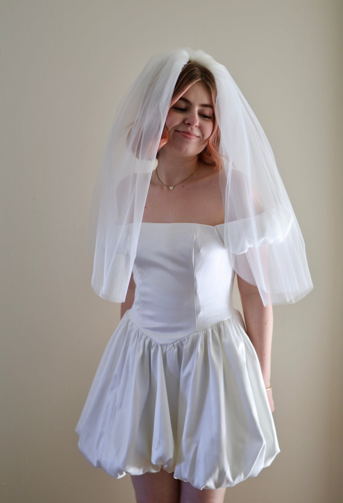 Double Layer Airy Tulle Veil with Extra Volume
