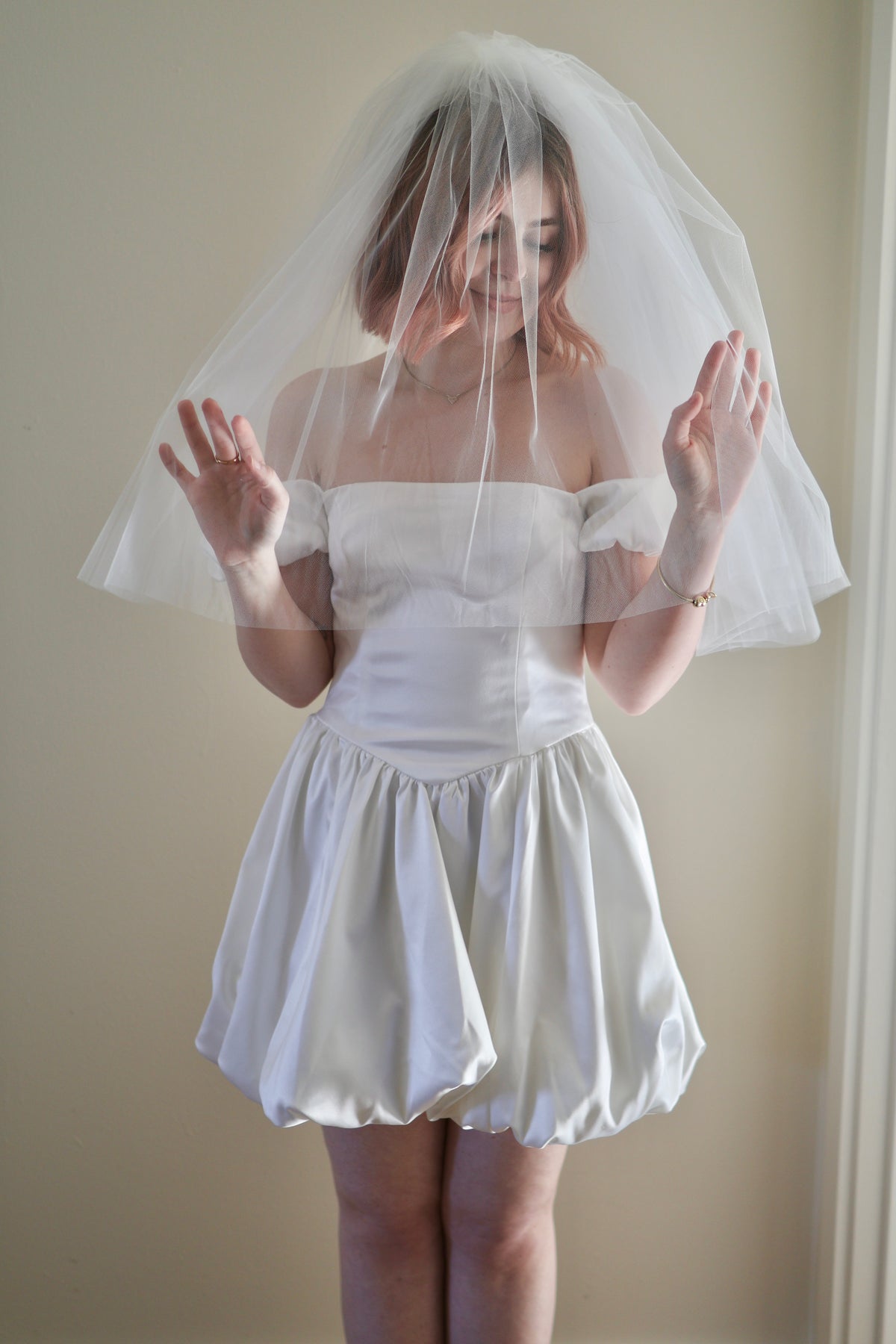 Double Layer Airy Tulle Veil with Extra Volume